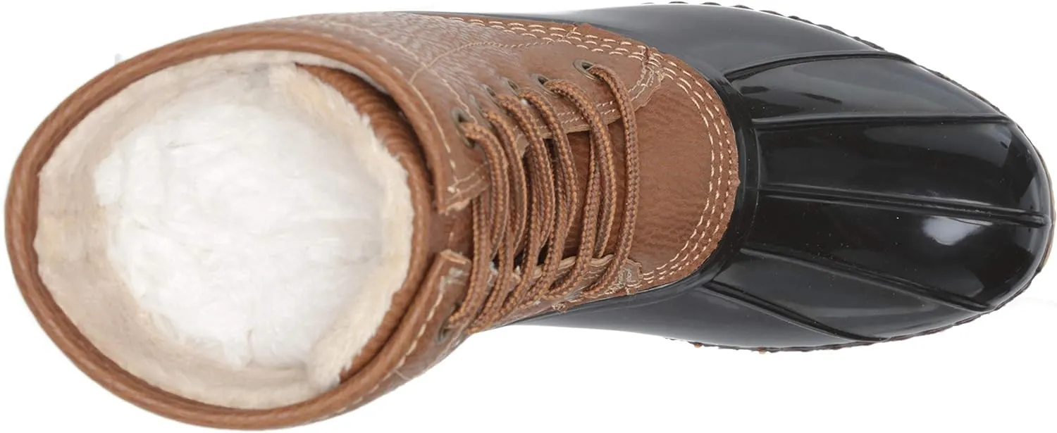 JBU Women's Maplewood Waterproof Rain Mid Calf Boots  Color Chocolate Size 9M