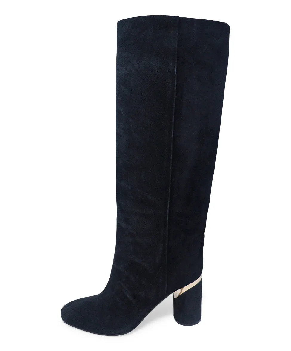 Jimmy Choo Black Suede Boots sz 11