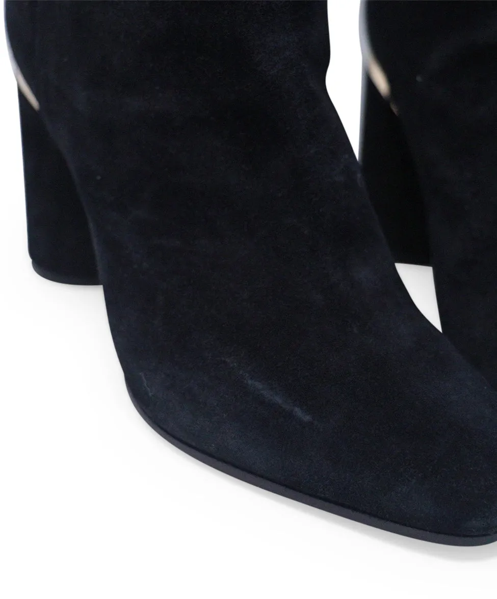 Jimmy Choo Black Suede Boots sz 11