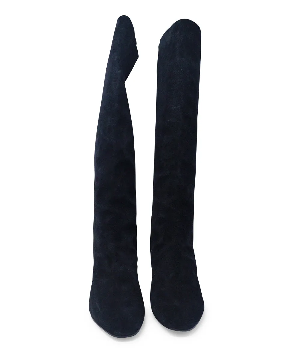 Jimmy Choo Black Suede Boots sz 11
