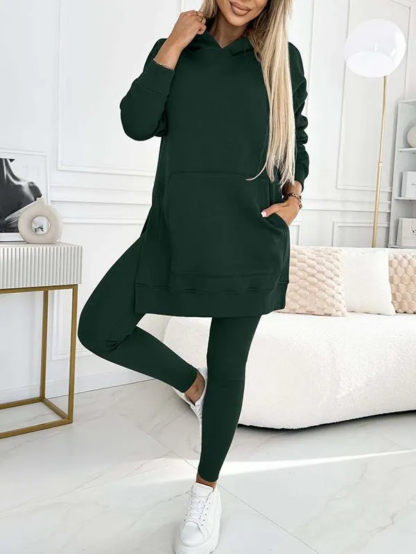 Kaelia | Elegant Hoodie & Legging Set - Stylish 2-Piece Athleisure Outfit for Women