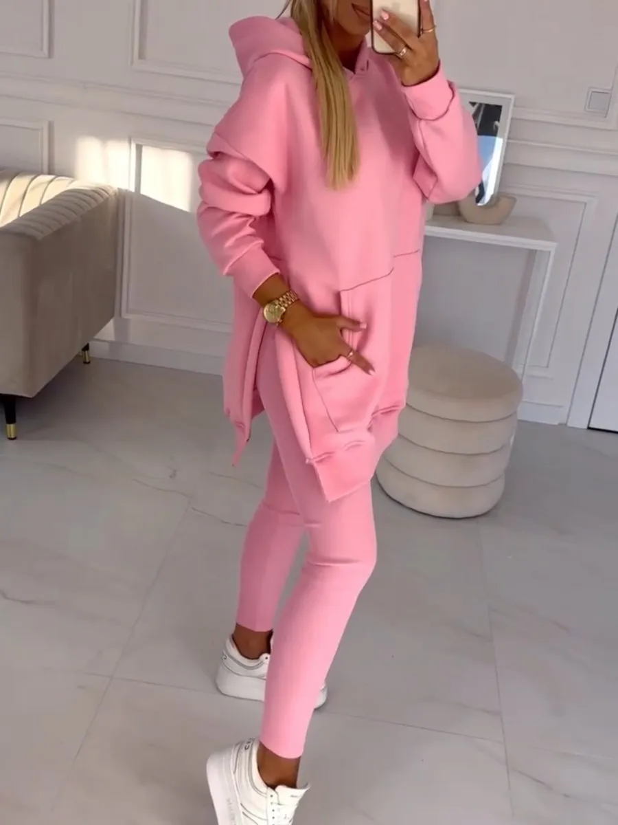 Kaelia | Elegant Hoodie & Legging Set - Stylish 2-Piece Athleisure Outfit for Women