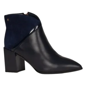 Kate Appleby Block Heeled Ankle Boots - Ashwell - Navy