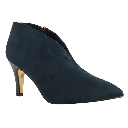 Kate Appleby Dressy Heeled Shoe- Boots  - Laxey - Navy Suede