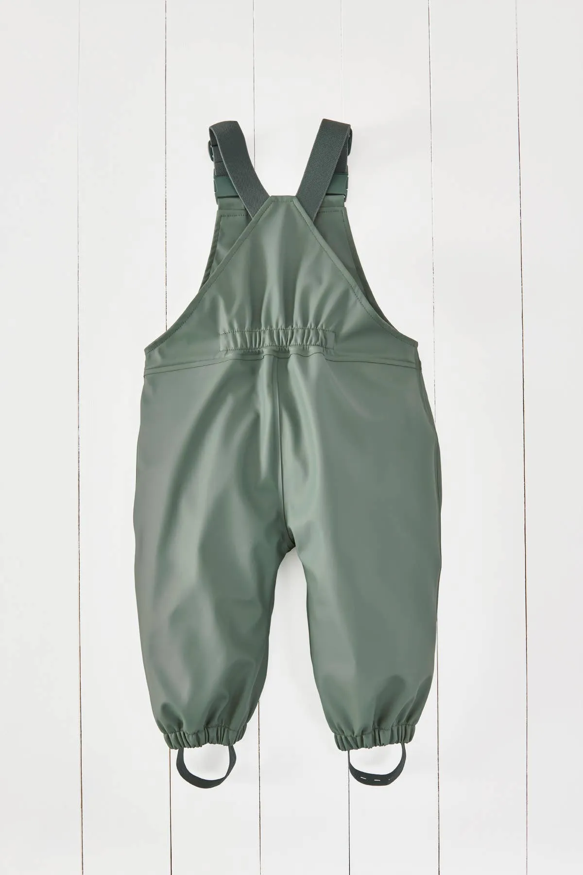 Khaki Kids Waterproof Rain Overalls