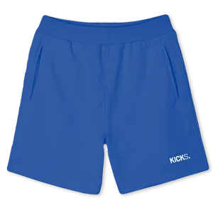 KICKS COBALT SHORTSS Cobalt Blue Sweatshorts.