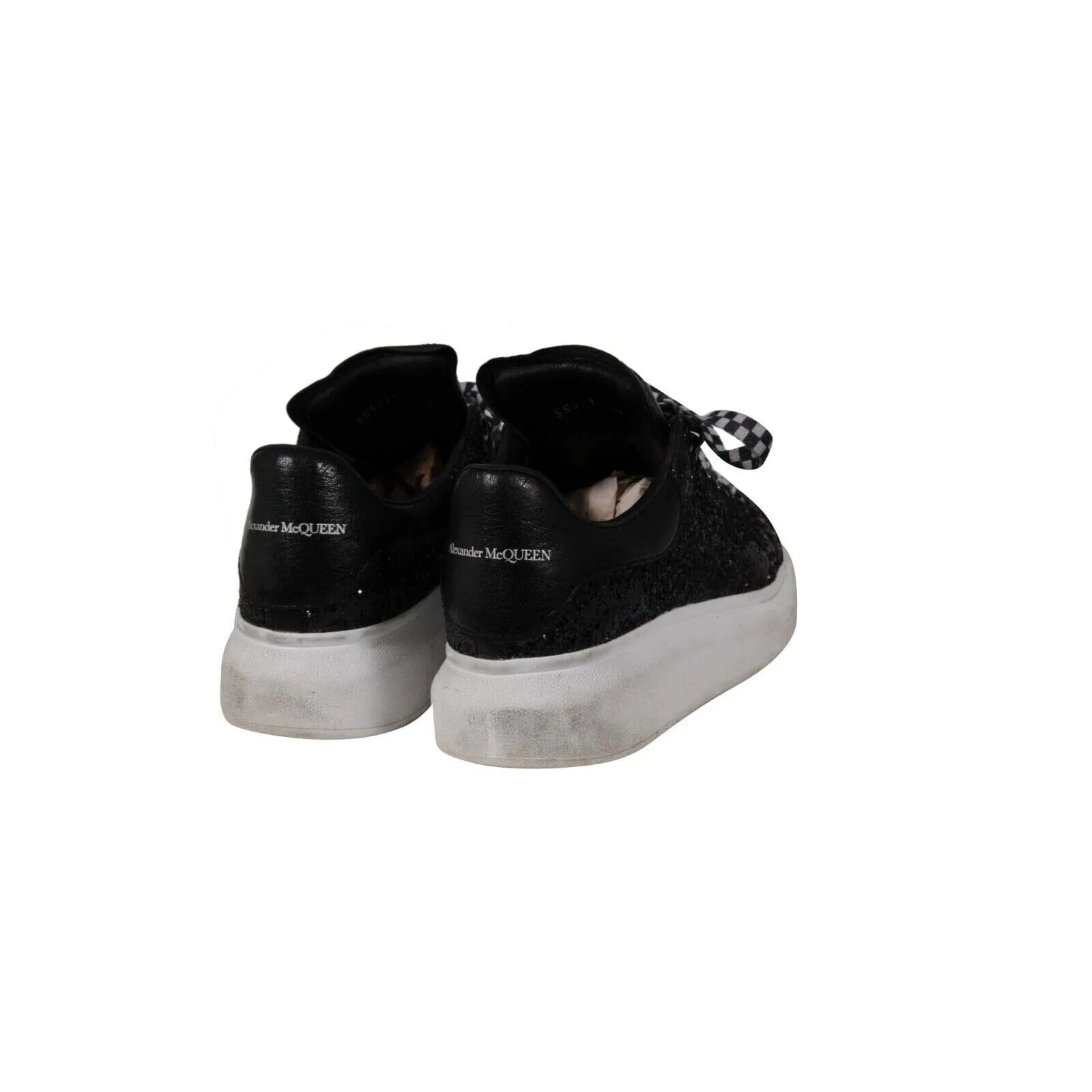 Larry Glitter Oversized Sneakers US 7 EU 37 Black White