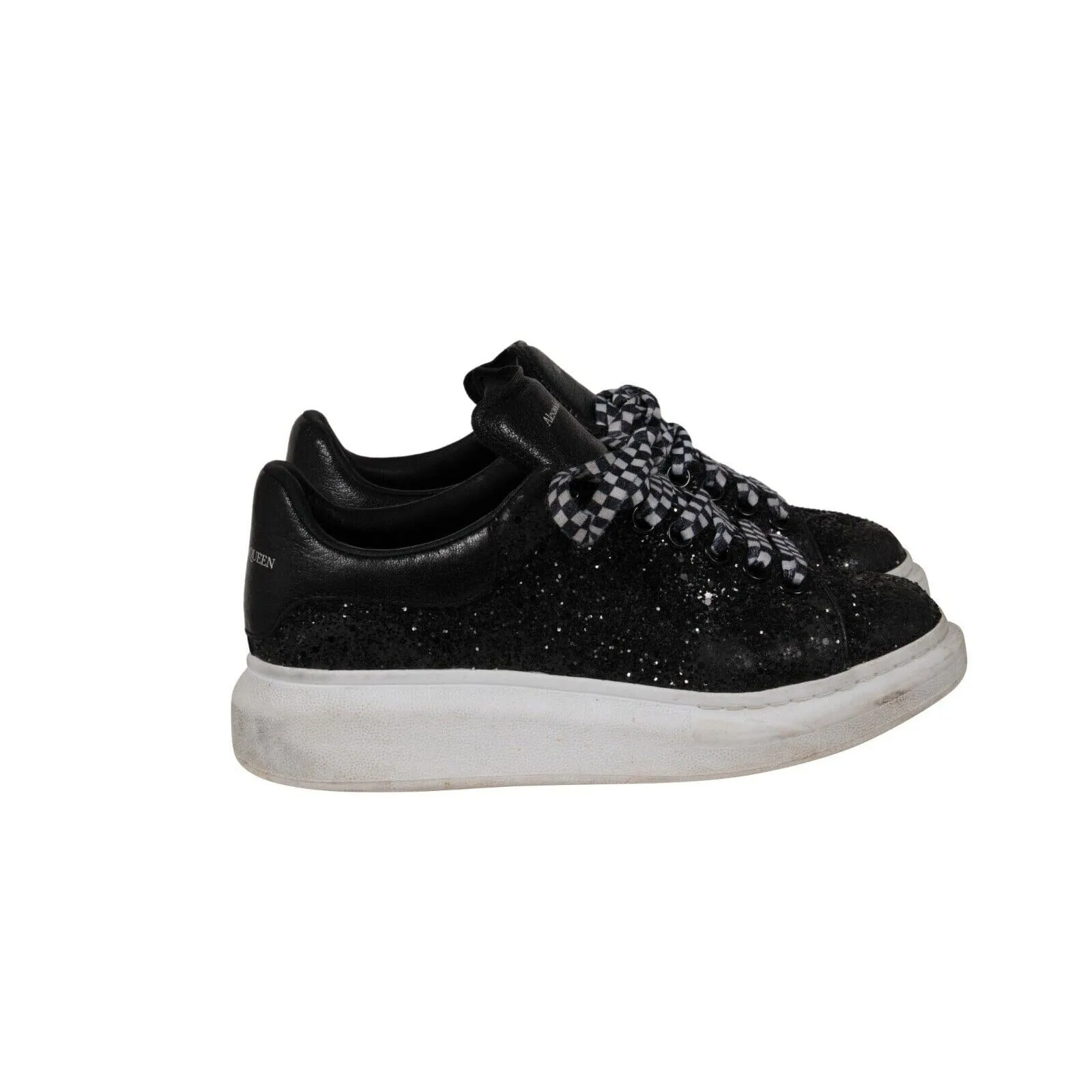 Larry Glitter Oversized Sneakers US 7 EU 37 Black White