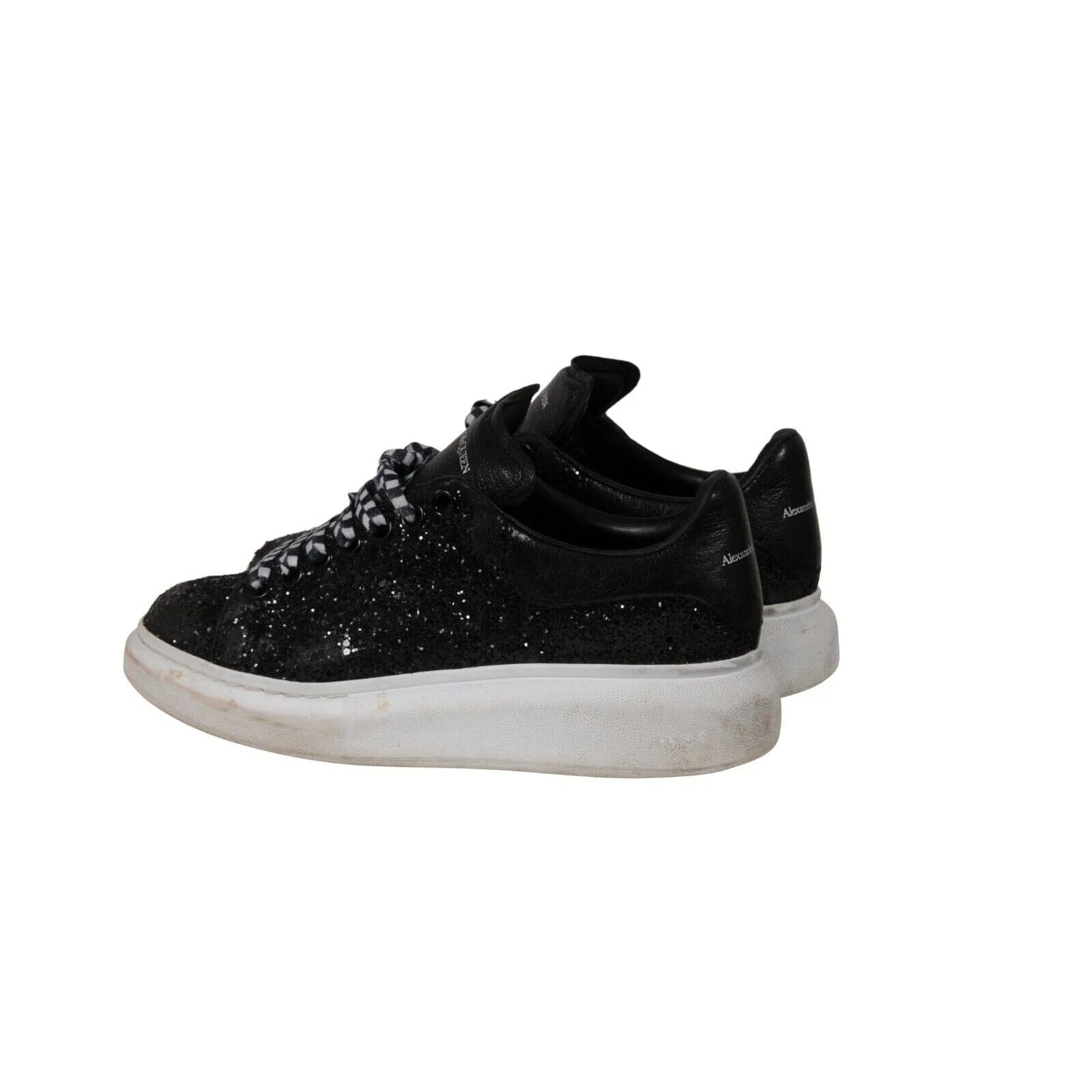 Larry Glitter Oversized Sneakers US 7 EU 37 Black White
