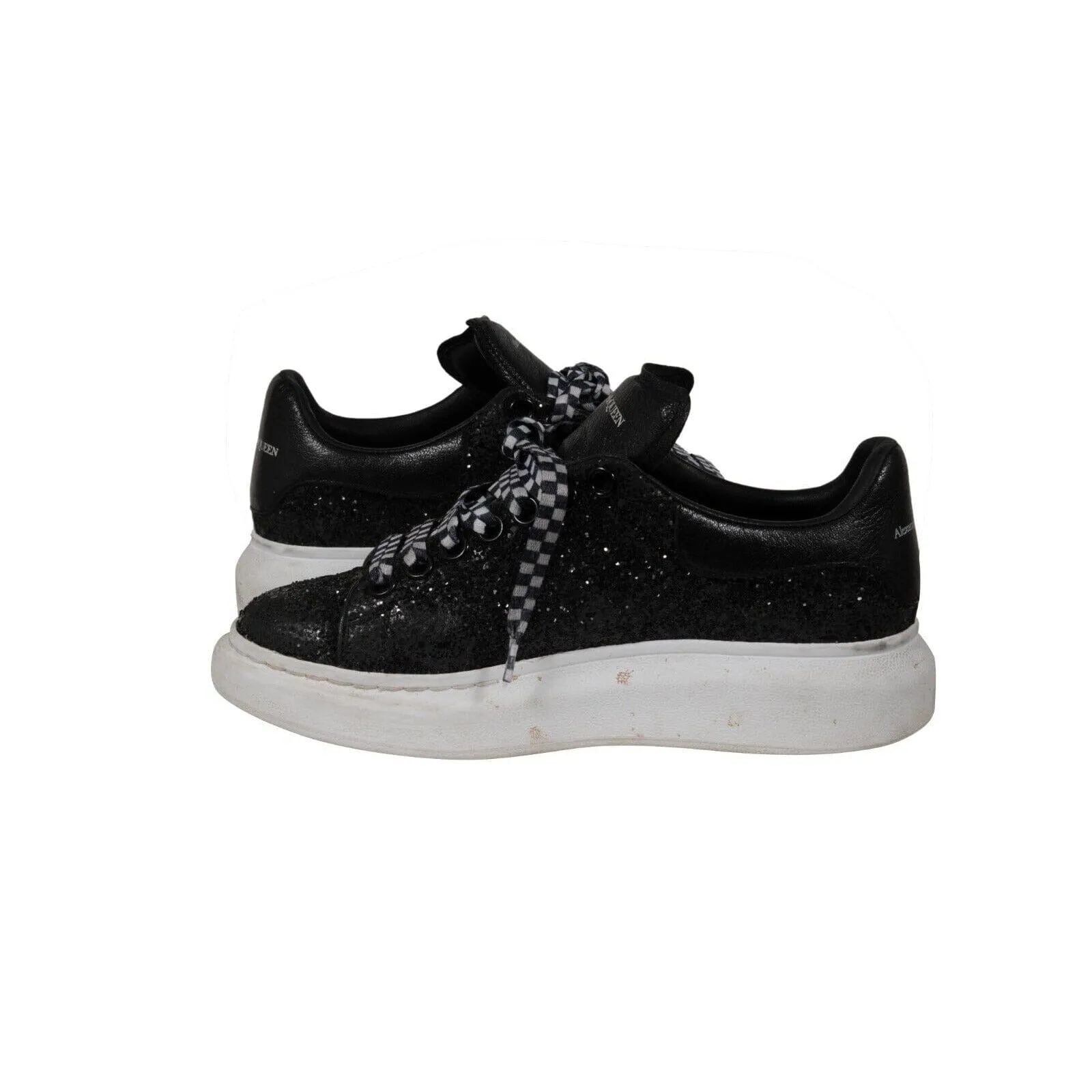 Larry Glitter Oversized Sneakers US 7 EU 37 Black White