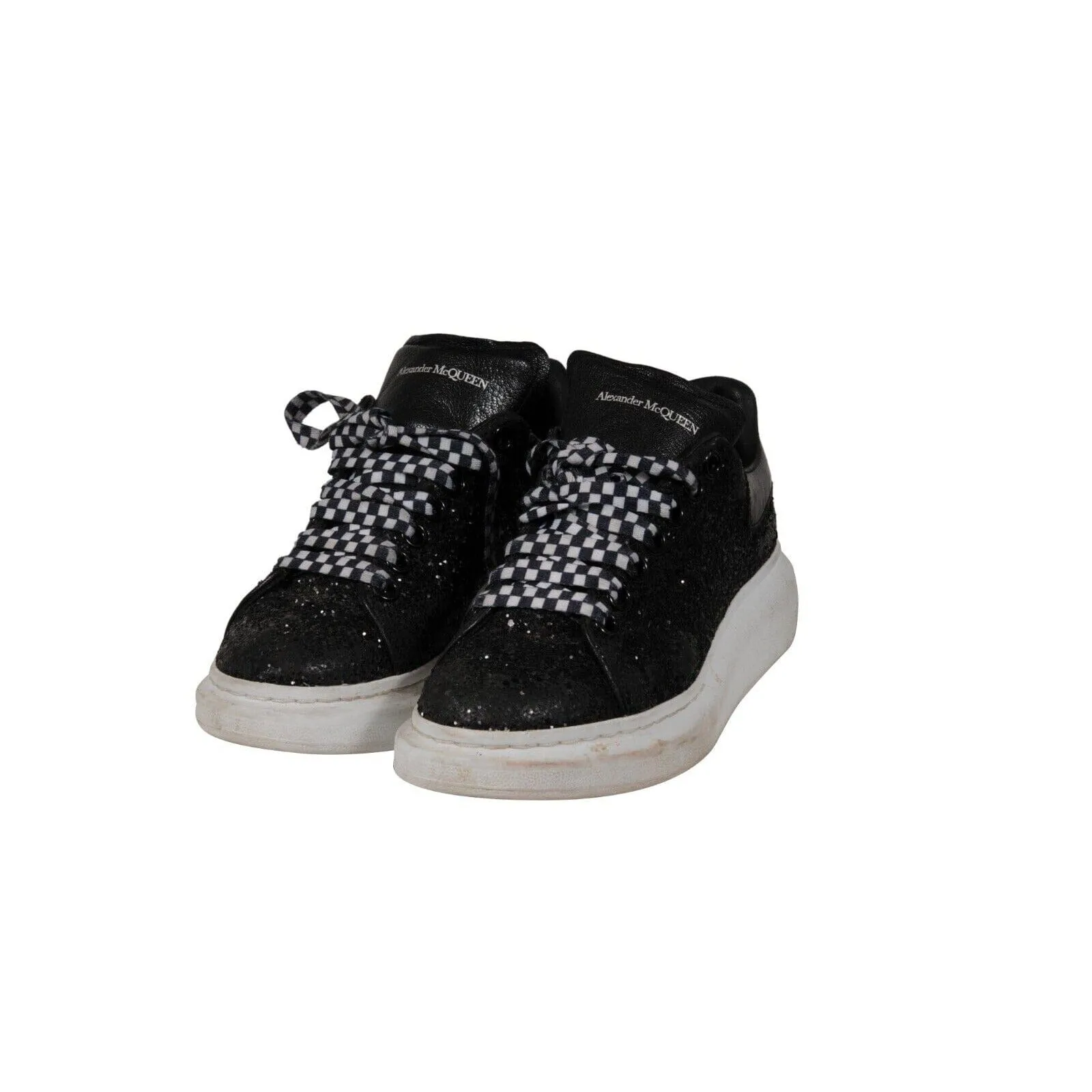 Larry Glitter Oversized Sneakers US 7 EU 37 Black White