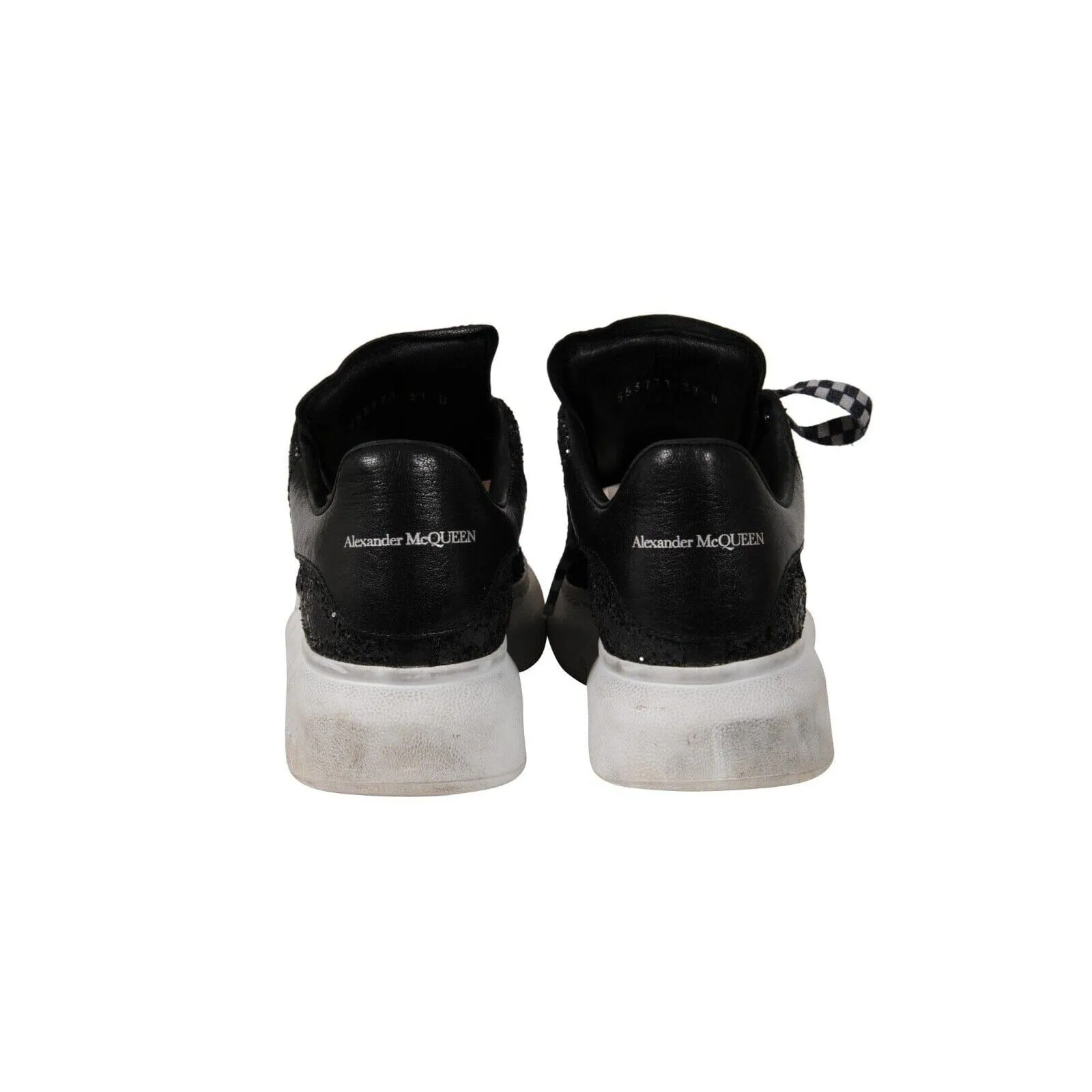 Larry Glitter Oversized Sneakers US 7 EU 37 Black White