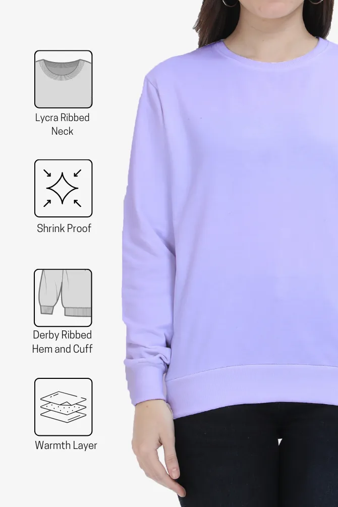 Lavender Sweatshirt for women