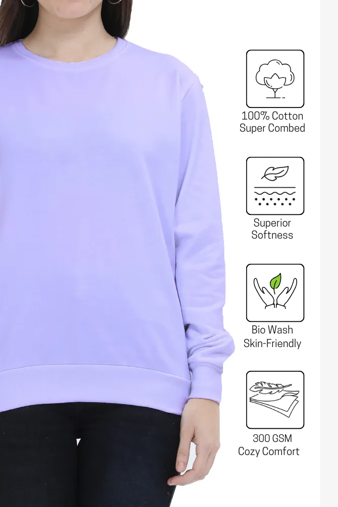 Lavender Sweatshirt for women