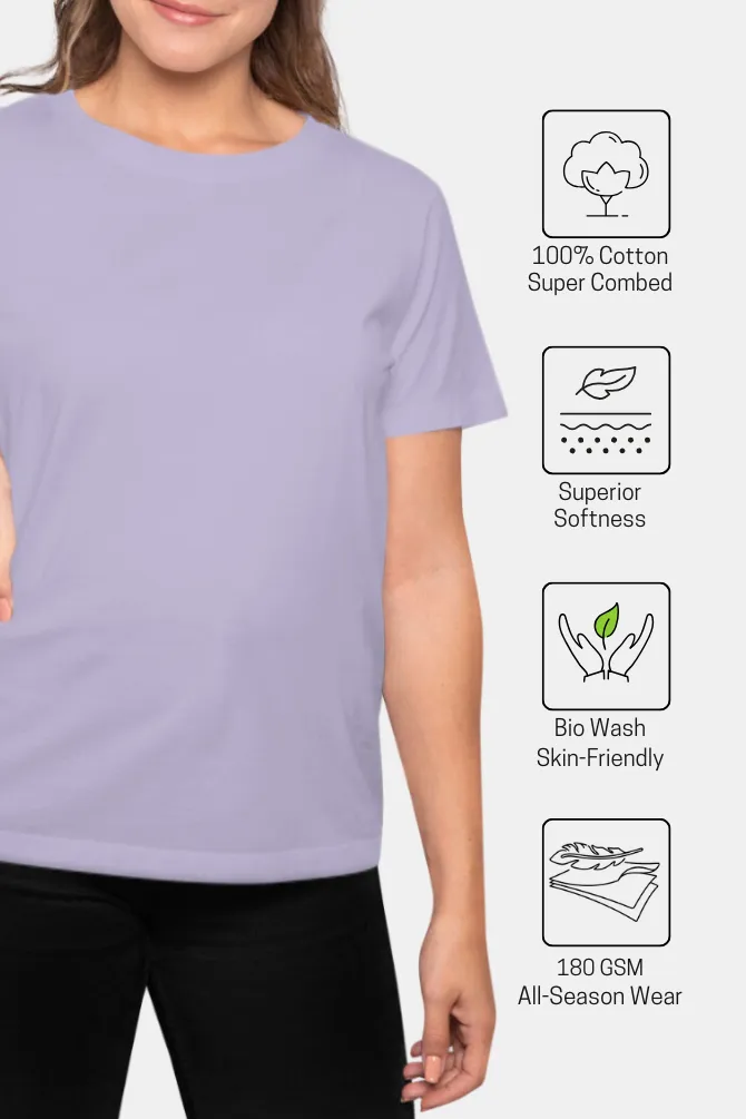 Lavender T-shirt for women