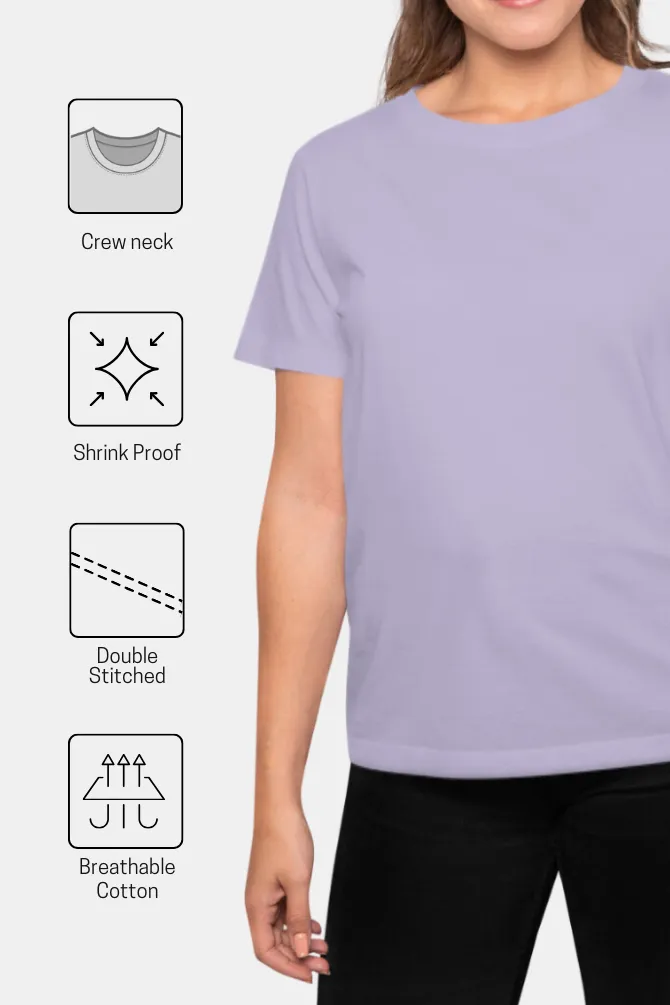 Lavender T-shirt for women