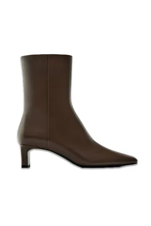 Leather Heeled Ankle Boots