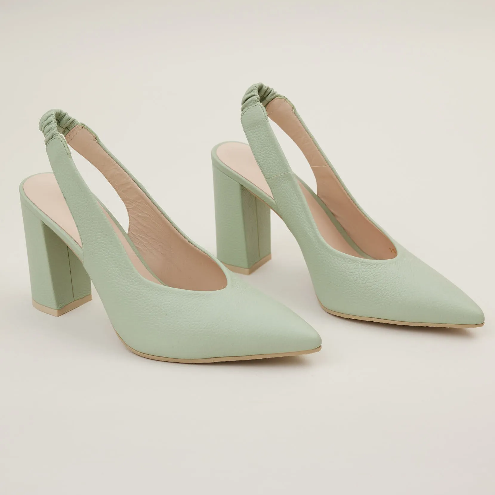 Lodi Mint Leather Shoes