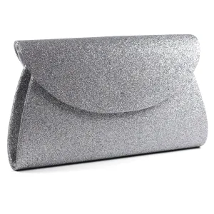 Lunar Sariyah Occasion Wear Matching Bag PEWTER ZLR046PW