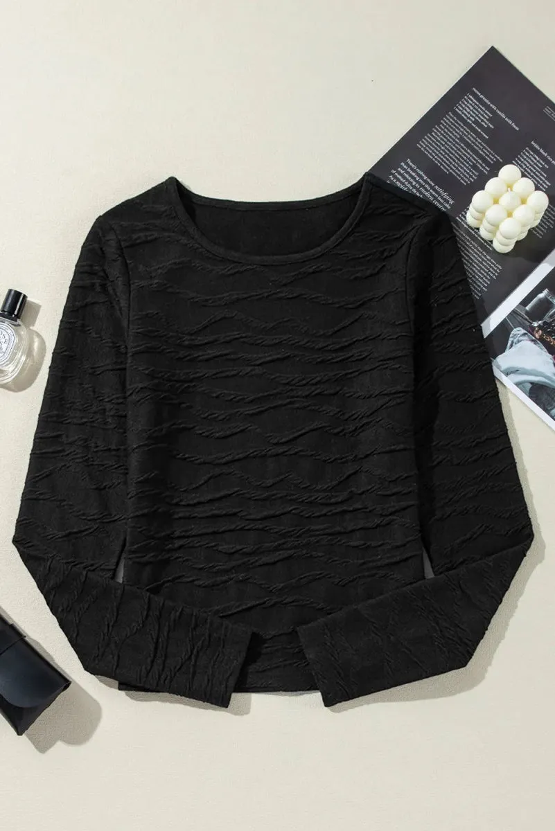 Magic Midnight Black Lace Blouse for Women