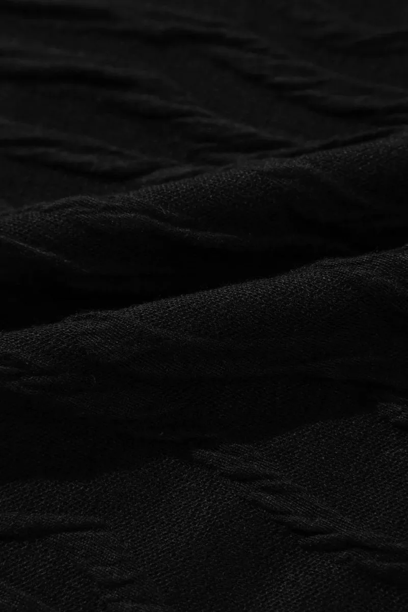 Magic Midnight Black Lace Blouse for Women