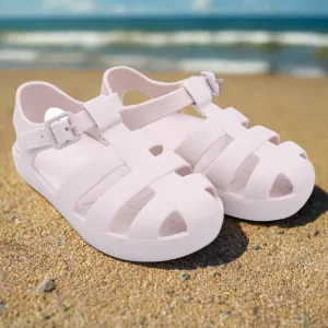 Marena Matt Beige Jelly Sandals