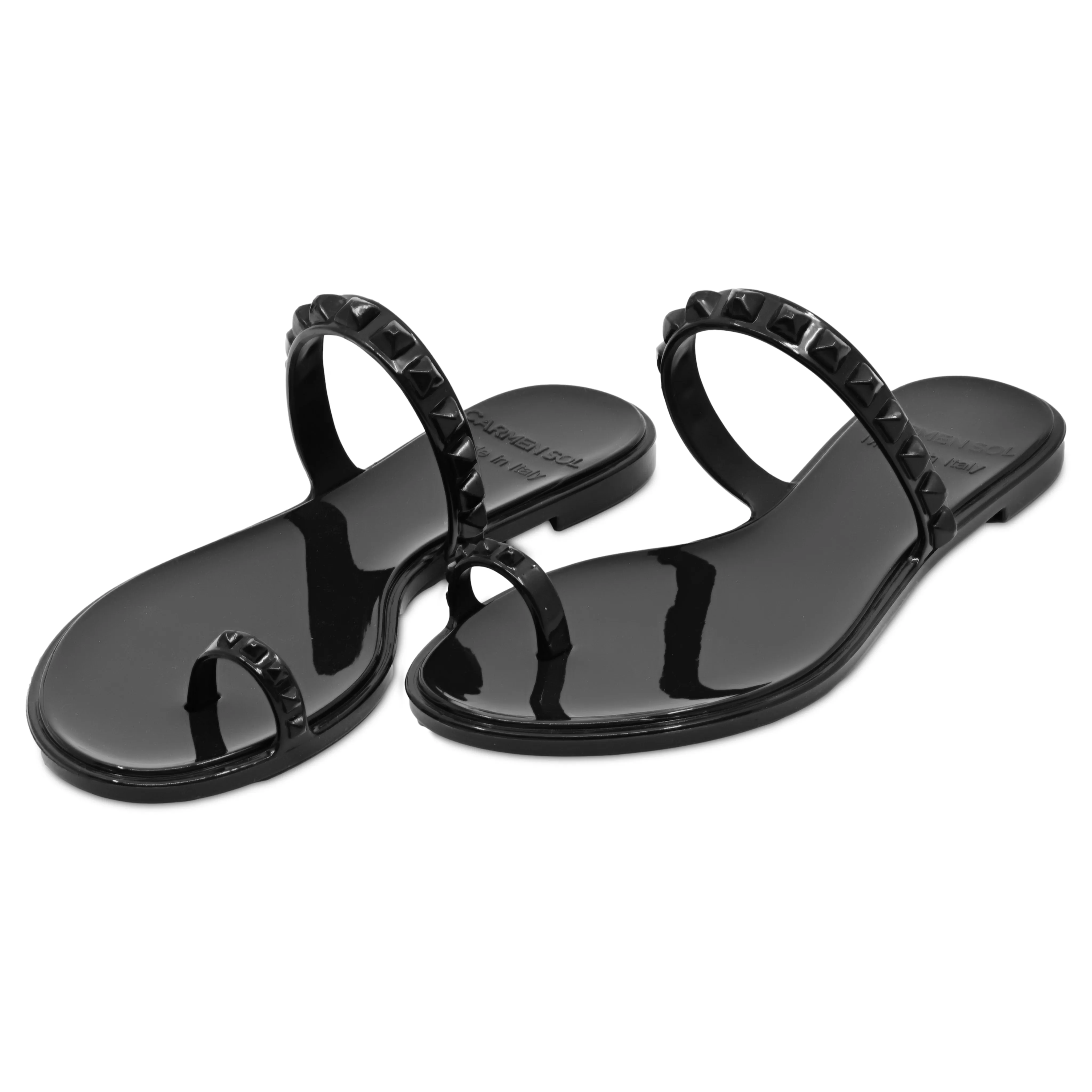 Maria Flat Sandal Black