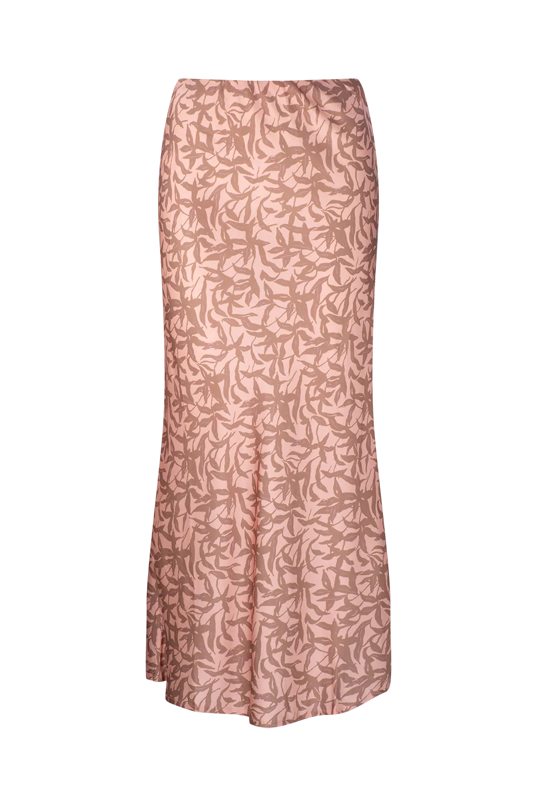 MIRABELLA BIAS SILK SKIRT-Blue