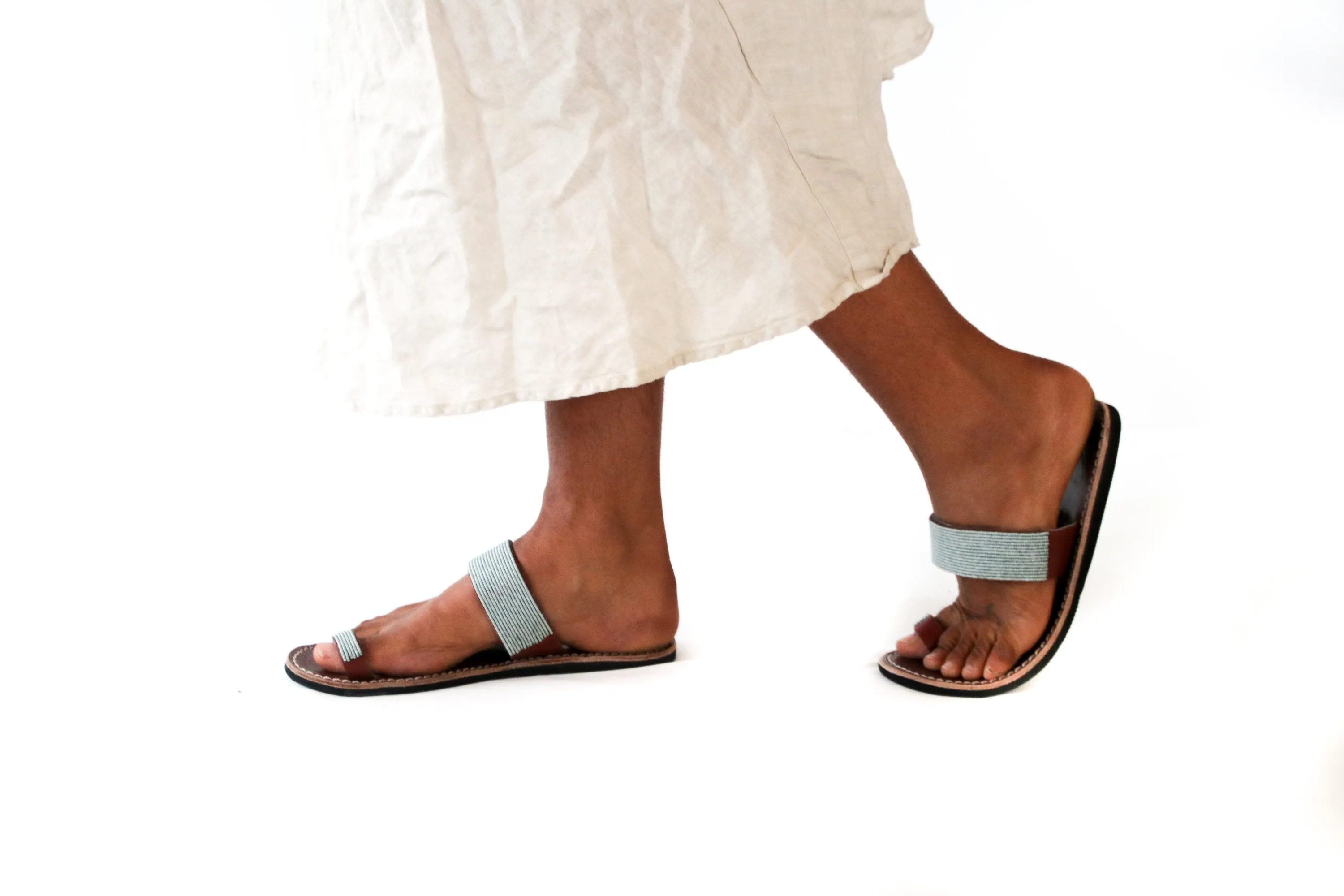 Mkali Russian Blue Sandal