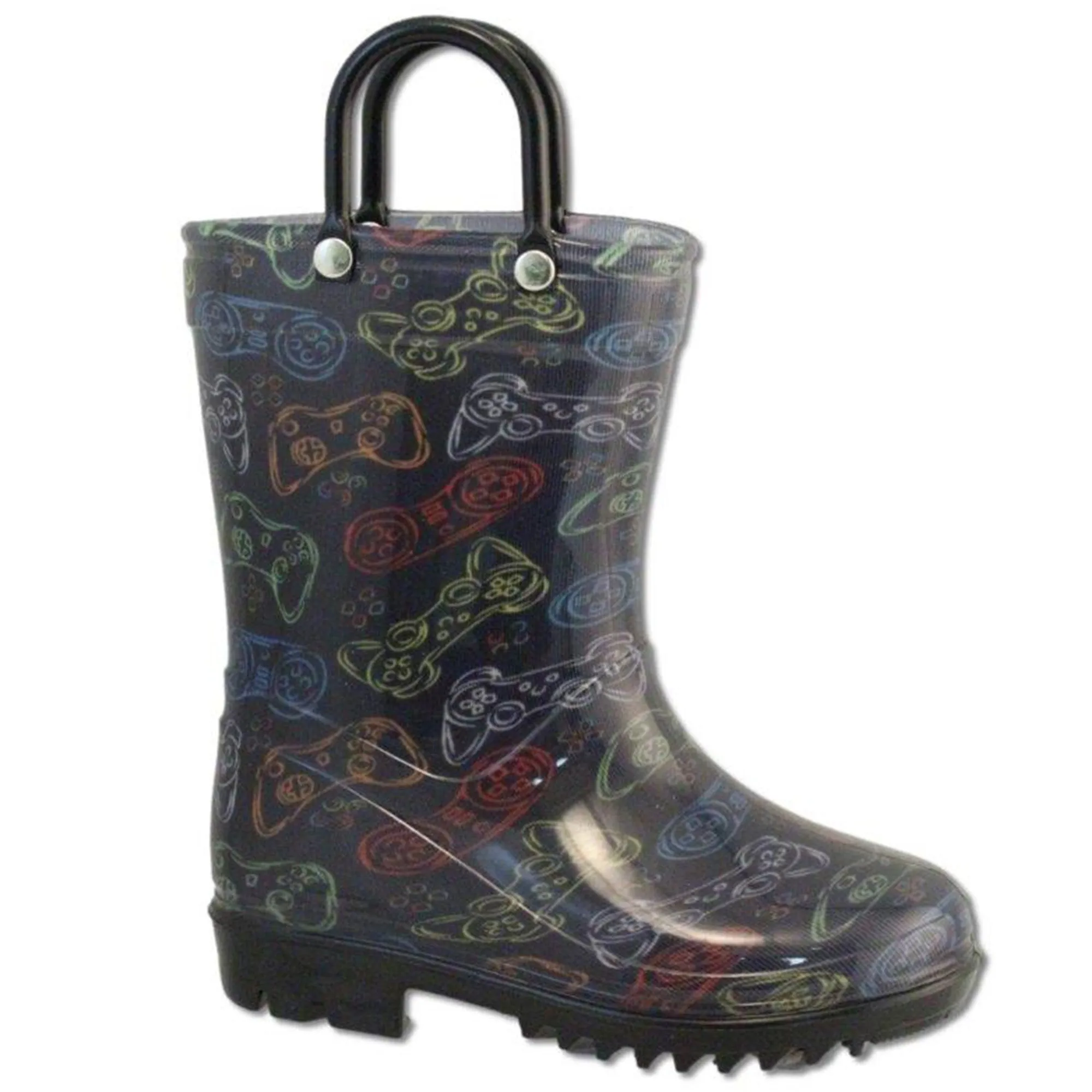 MONKEY BARS Toddler Boys Gamer Rain Boots