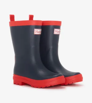 Navy Matte Rain Boots