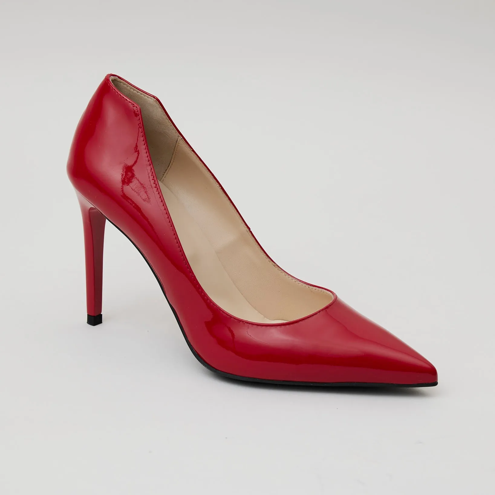 NeroGiardini Red Patent Leather Court Shoes