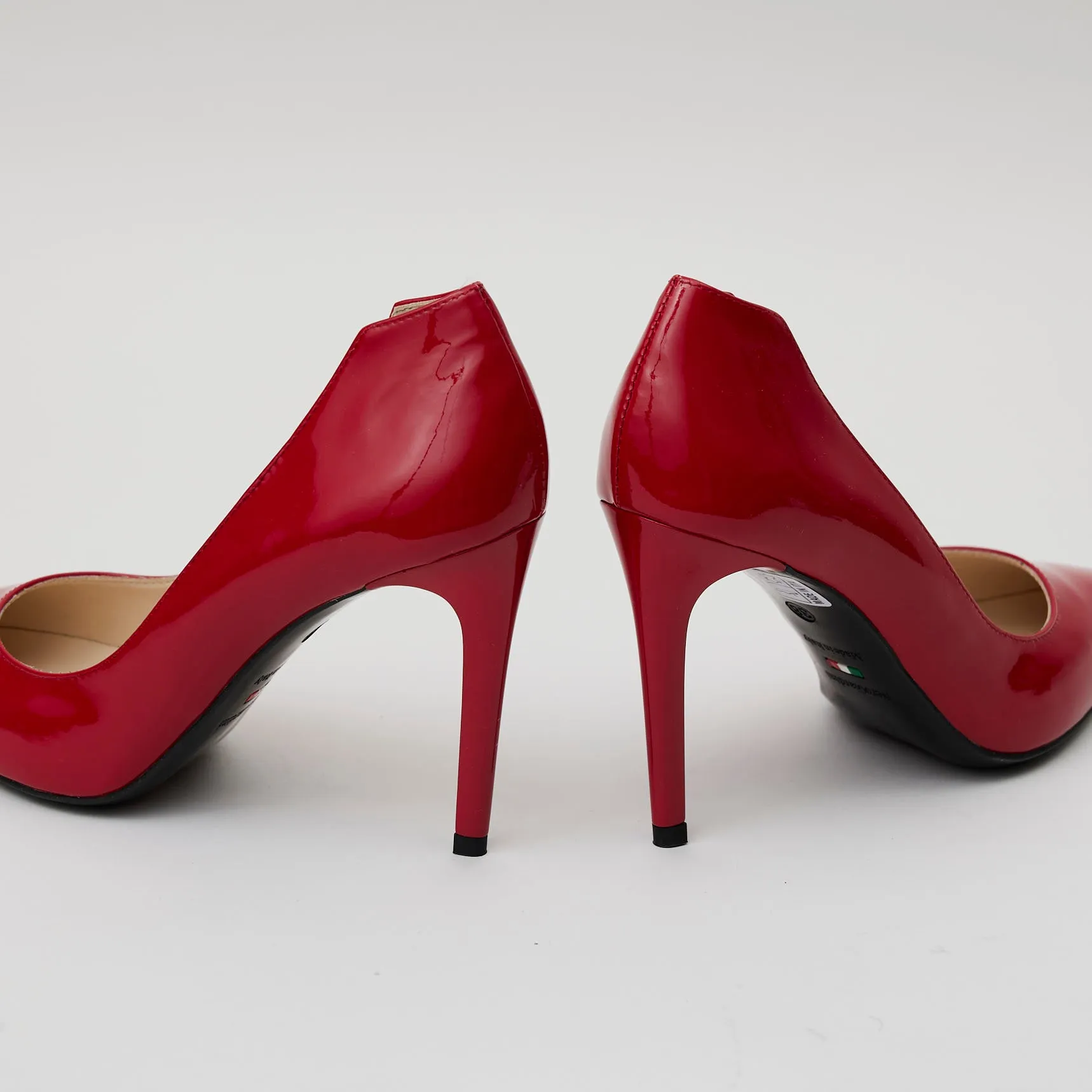 NeroGiardini Red Patent Leather Court Shoes