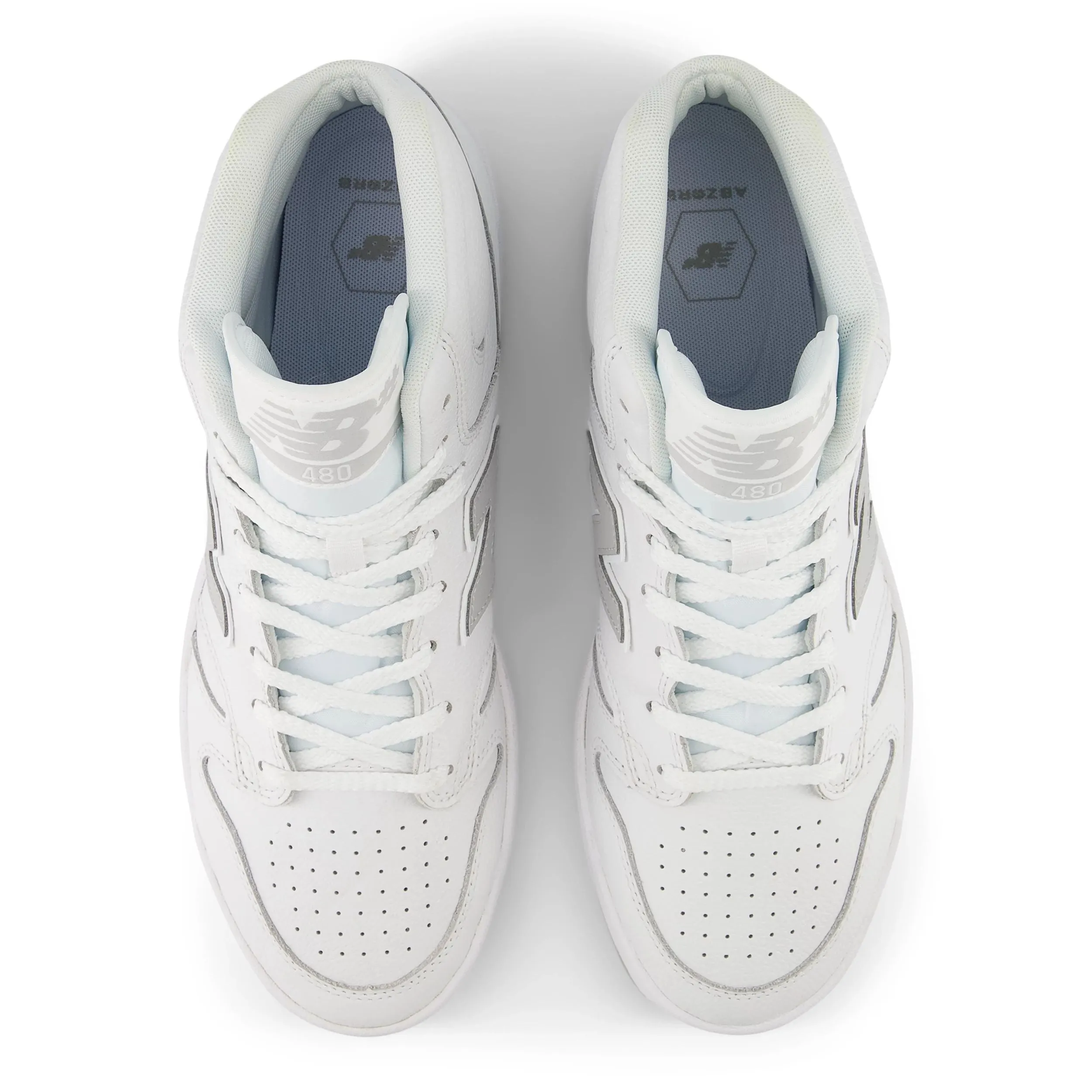 New Balance Numeric 480 High Skateboard Shoe - White