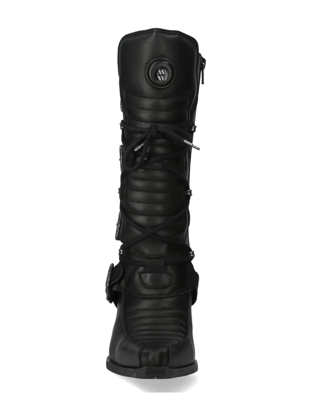 NEW ROCK Urban Gothic High-Heeled Lace-Up Boots