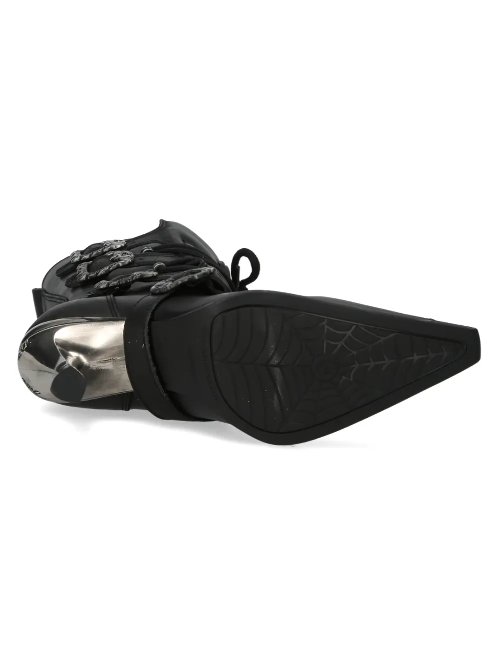 NEW ROCK Urban Gothic High-Heeled Lace-Up Boots