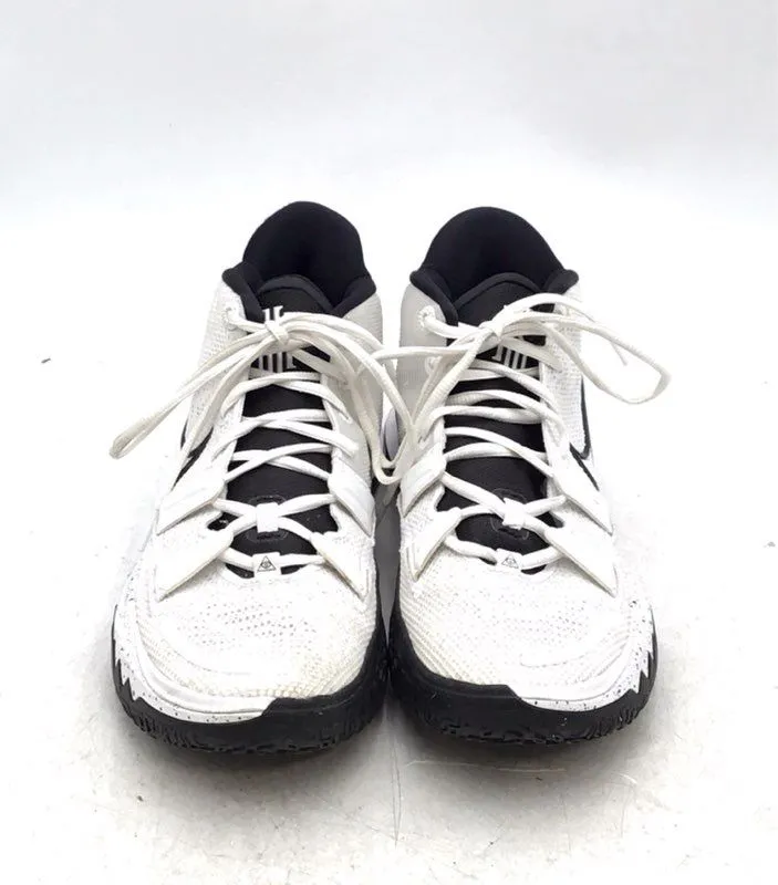 Nike Men's Kyrie 7 TB DA7767-100 White Mid Top Basketball Shoes - Size 9.5