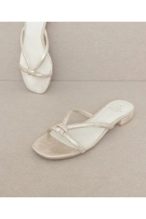 Oasis Society Ada - Delicate Knotted Flat Sandal