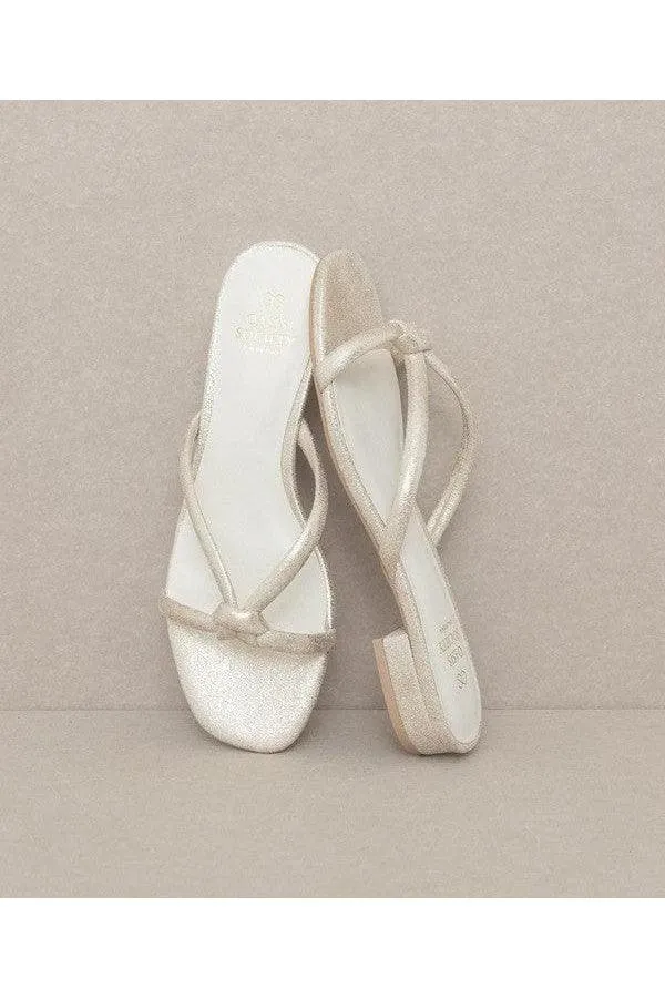 Oasis Society Ada - Delicate Knotted Flat Sandal