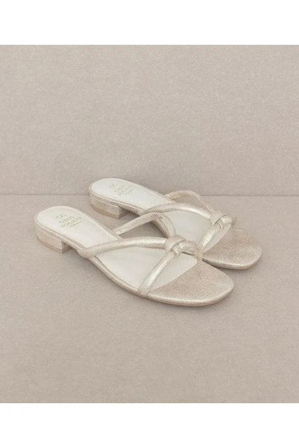 Oasis Society Ada - Delicate Knotted Flat Sandal