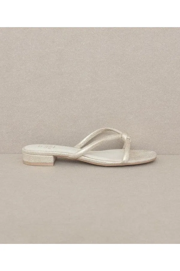 Oasis Society Ada - Delicate Knotted Flat Sandal