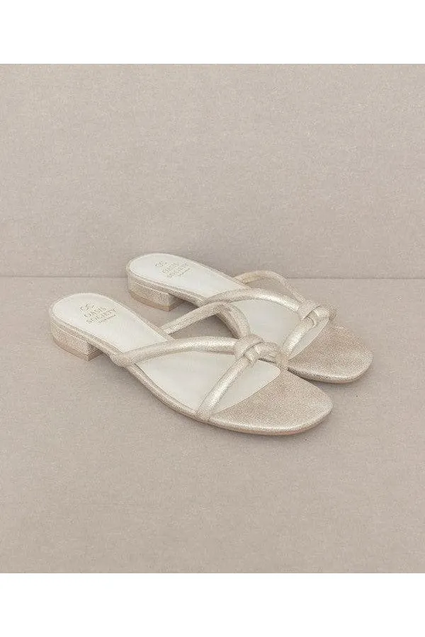 Oasis Society Ada - Delicate Knotted Flat Sandal
