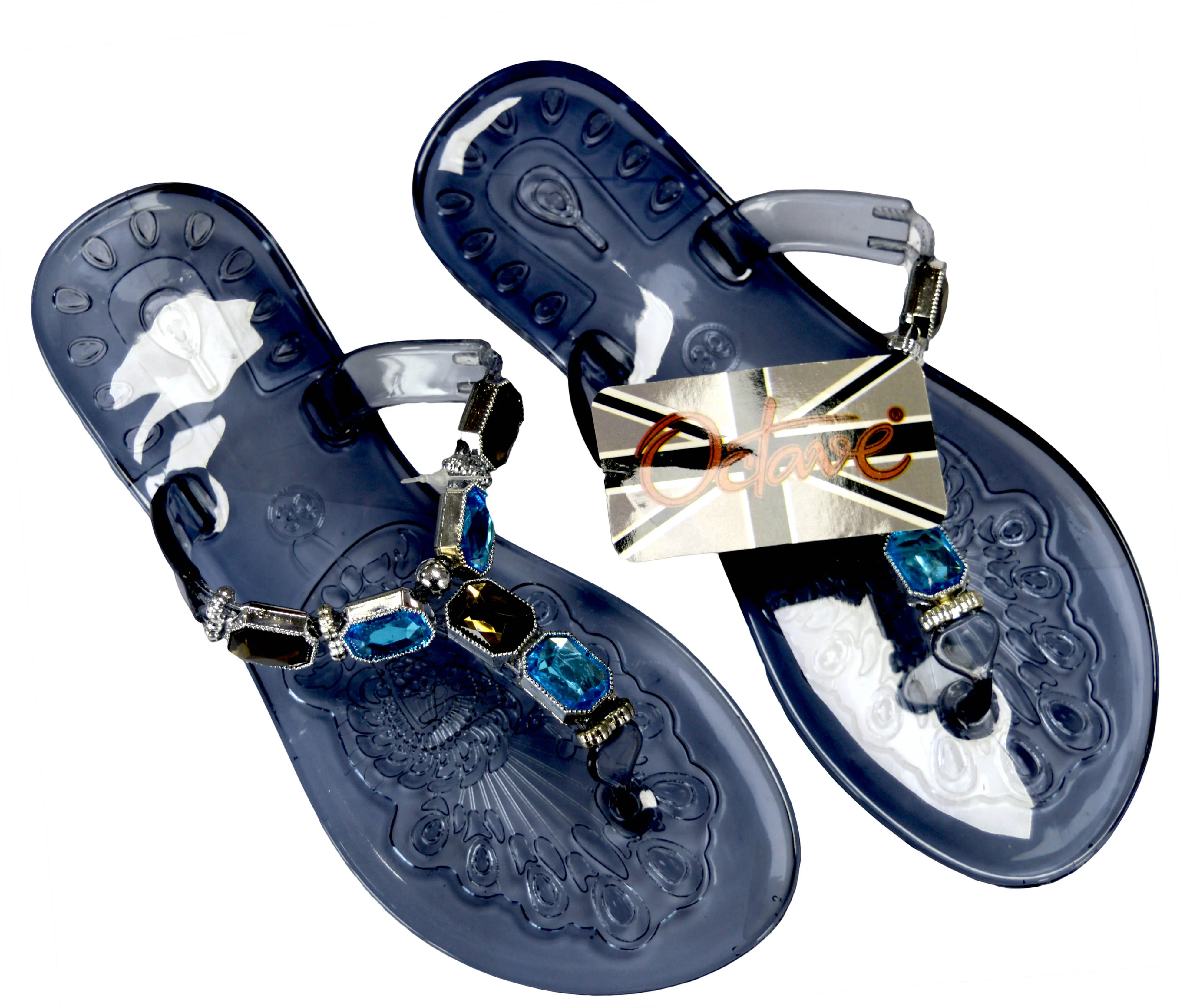 OCTAVE Ladies Summer Beach Wear Flip Flops - Jelly Sandals