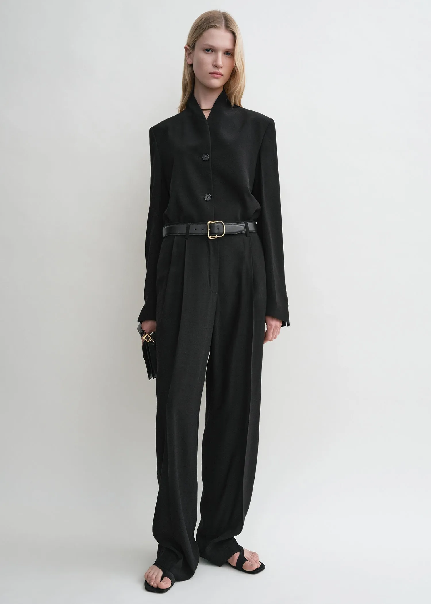 Overlay summer blazer black