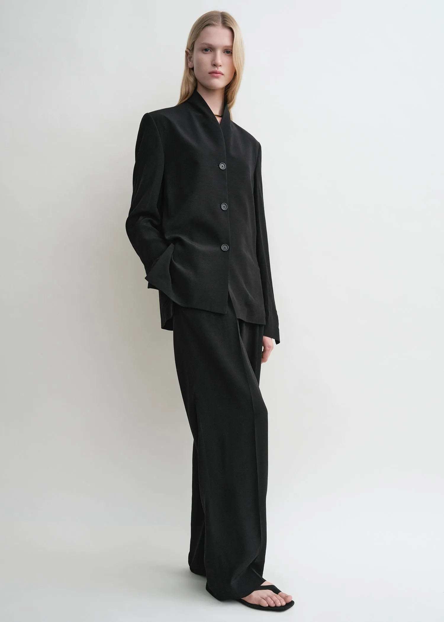 Overlay summer blazer black