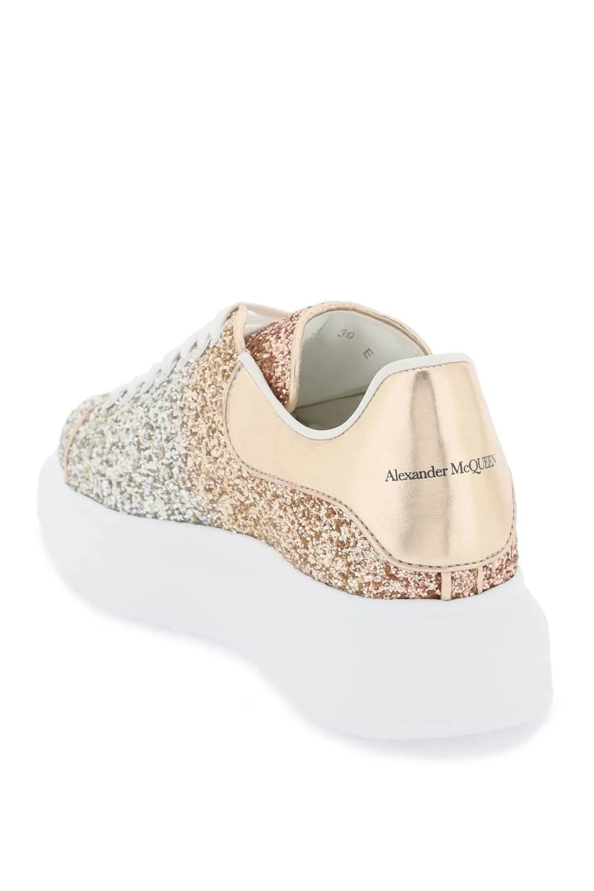 'oversize' sneakers with glitter