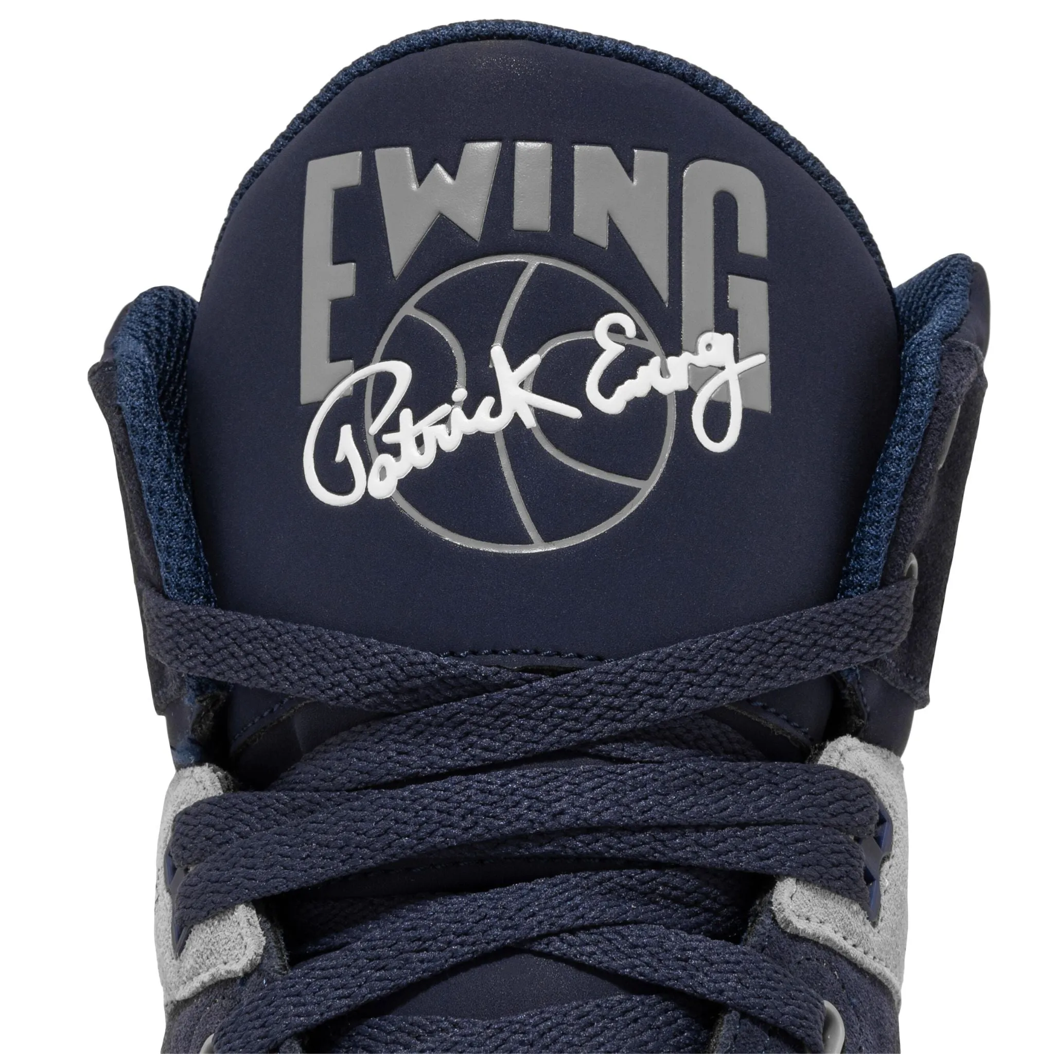 Patrick Ewing Athletics Men's 1EW90013-472 33 HI OG Navy Grey Basketball Shoes