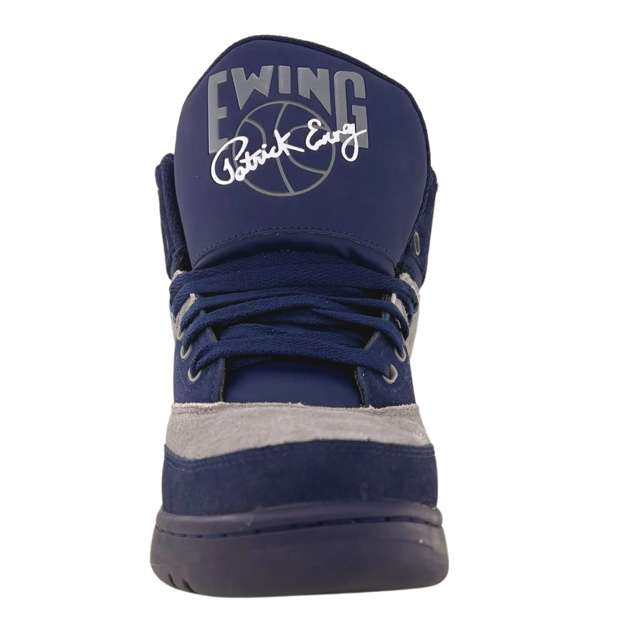 Patrick Ewing Athletics Men's 1EW90013-472 33 HI OG Navy Grey Basketball Shoes