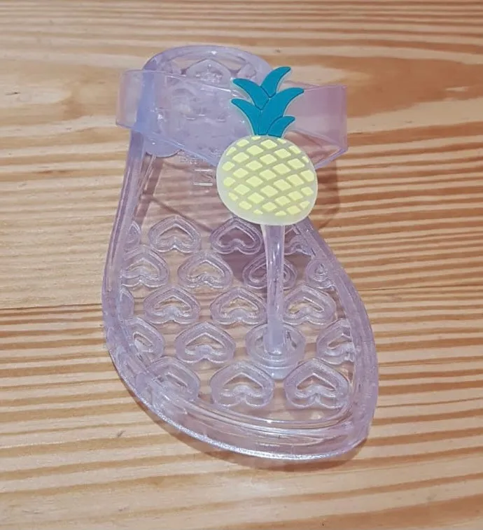 Pineapple Jelly Sandals