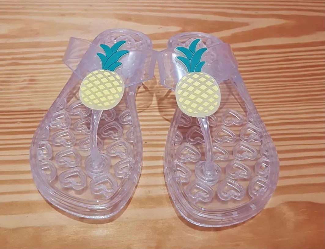 Pineapple Jelly Sandals